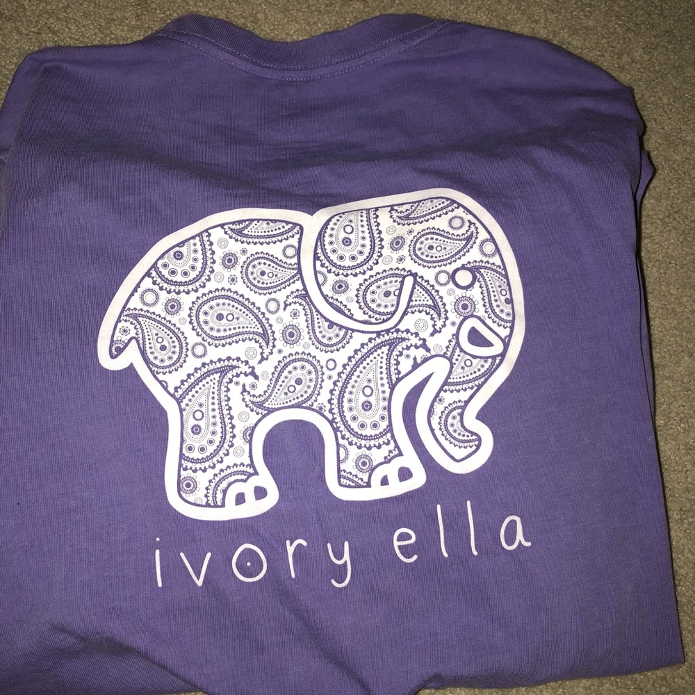 Purple Ivory Ella Shirt Long Sleeves
